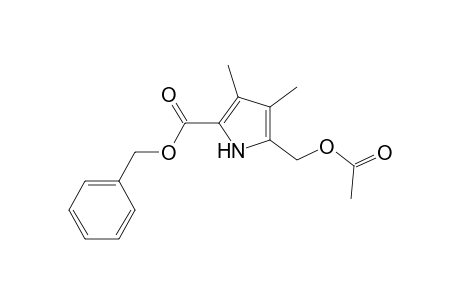 (phenylmethyl) 5-(acetyloxymethyl)-3,4-dimethyl-1H-pyrrole-2-carboxylate