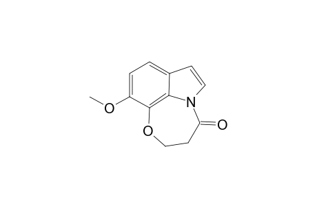 6-Methoxy-7,7a,10-(4'-oxo-5'-aza-1'-oxacyclohepta)indole