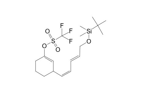 3-((1Z,3E)-5-{[tert-butyl(dimethyl)silyl]oxy}-1,3-pentadienyl)-1-cyclohexen-1-yl trifluoromethanesulfonate