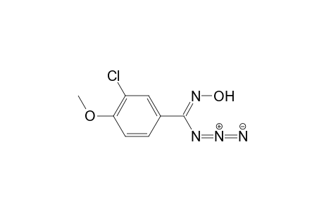 (1Z)-3-chloro-N-hydroxy-4-methoxy-benzimidoyl azide