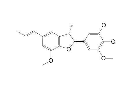 OBOVATIFOL;(2S,3S)-2,3-DIHYDRO-2-(3,4-DIHYDROXY-5-METHOXYPHENYL)-7-METHOXY-3-METHYL-5-TRANS-PROPENYL-BENZOFURAN