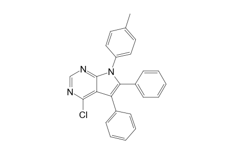 4-Chloro-7-(4-methylphenyl)-5,6-diphenyl-7H-pyrrolo[2,3-d]pyrimidine