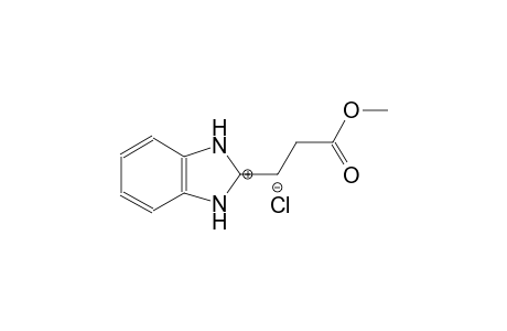 2-(3-methoxy-3-oxopropyl)-1H-benzo[d]imidazol-3-ium chloride