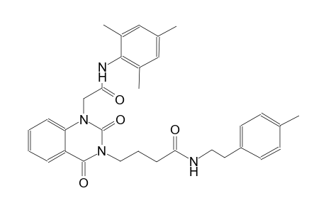 4-(1-[2-(mesitylamino)-2-oxoethyl]-2,4-dioxo-1,4-dihydro-3(2H)-quinazolinyl)-N-[2-(4-methylphenyl)ethyl]butanamide