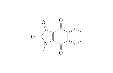 1-Methylbenzo[f]indole-2,3,4,9-tetrone