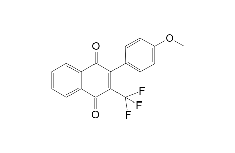 2-(4-Methoxyphenyl)-3-(trifluoromethyl)naphthalene-1,4-di one