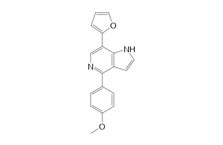 4-(4-Methoxyphenyl)-7-(2-furyl)-1H-pyrrolo[3,2-c]pyridi-ne