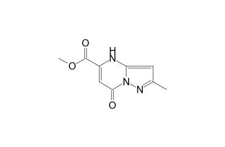 Formic acid, 1-(4,7-dihydro-2-methyl-7-oxopyrazolo[1,5-a]pyrimidin-5-yl)-, methyl ester