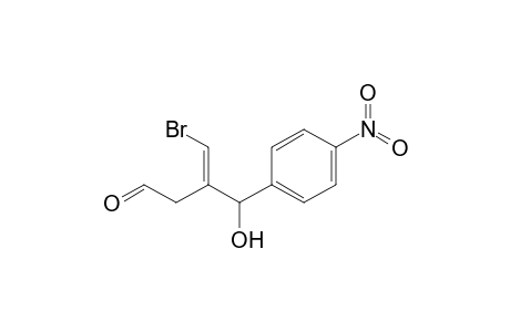 2-[(p-Nitrophenyl)-(hydroxy)methyl]-1-bromo-4-oxobut-1-ene