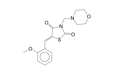 (5E)-5-(2-Methoxybenzylidene)-3-(4-morpholinylmethyl)-1,3-thiazolidine-2,4-dione