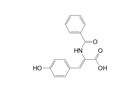 Cinnamic acid, .alpha.-[N-benzoylamino]-4-hydroxy-