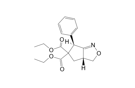 trans-5,5-Diethoxycarbonyl-3a,4-dihydro-6-phenyl-3H,6H-cyclopenta[3.4-c]isoxazole