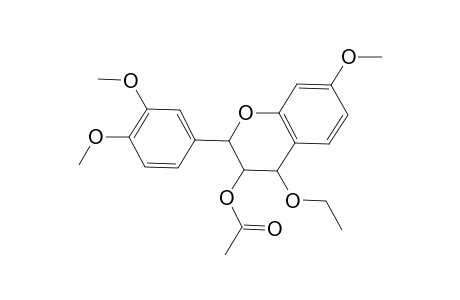 3-Flavanol, 4-ethoxy-3',4',7-trimethoxy-, acetate, trans-2,3,trans-3,4-