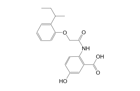 2-{[(2-sec-butylphenoxy)acetyl]amino}-5-hydroxybenzoic acid