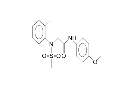 N-(4-methoxypheny)-2-[N-methylsulfonyl-N-(2,6-dimethylphenyl)amino]acetamide
