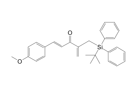 (E)-1-(4-Methoxyphenyl)-4-tert-butyl(diphenyl)silylmethylpenta-1,4-dien-3-one