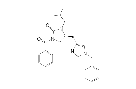 (S)-1-BENZOYL-3-ISOBUTYL-4-[(1'-BENZYL-4'-IMIDAZOLYL)-METHYL]-2-IMIDAZOLIDINONE