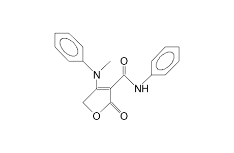 4-(N-Methyl-N-phenylamino)-3-(N-phenyl-carbamoyl)-2(5H)-furanone