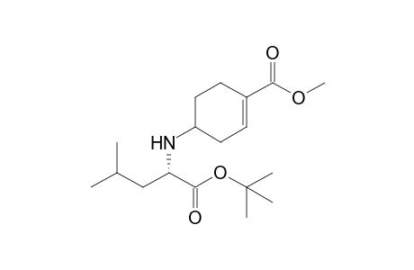 4-[[(1S)-1-tert-butoxycarbonyl-3-methyl-butyl]amino]cyclohexene-1-carboxylic acid methyl ester