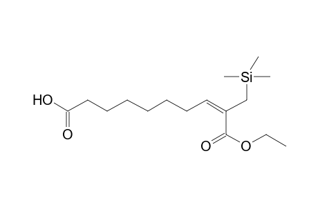9-Ethoxycarbonyl-9-(trimethylsilylmethyl)non-8-enoic acid