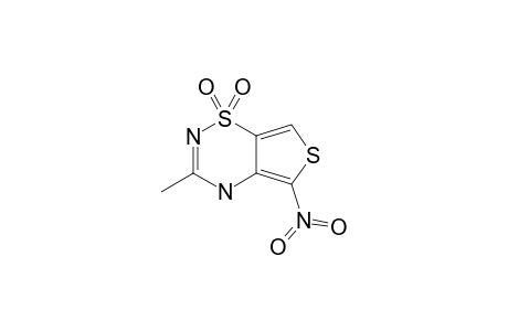 3-METHYL-5-NITRO-4H-THIENO-[3,4-E]-1,2,4-THIADIAZINE-1,1-DIOXIDE