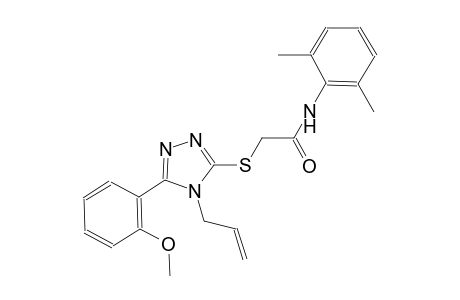 2-{[4-allyl-5-(2-methoxyphenyl)-4H-1,2,4-triazol-3-yl]sulfanyl}-N-(2,6-dimethylphenyl)acetamide