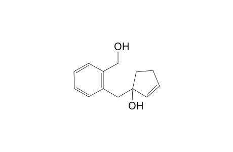 1-[2-(Hydroxymethy)benzyl]-2-cyclopentenol