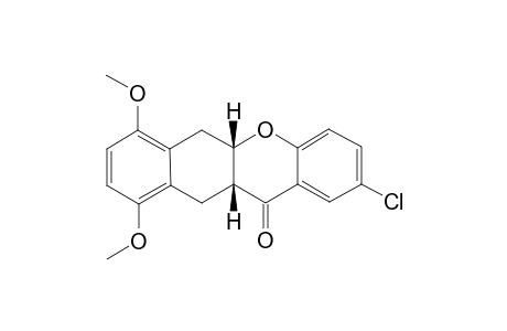 (cis)-2,5-Dimethoxy-10-chlorobenzo[b]-(1,6,6a,12a-tetrahydro)xanthone
