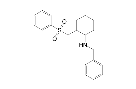 N-Benzyl-2-[(phenylsulfonyl)methyl]cyclohexylamine