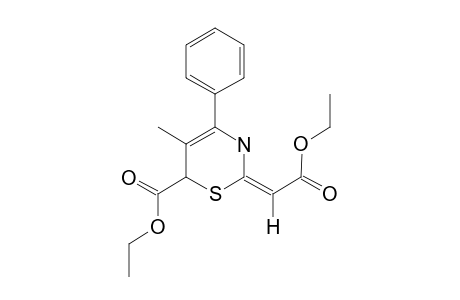 ETHYL-2-ETHOXYCARBONYLMETHYLENE-2,3-DIHYDRO-5-METHYL-4-PHENYL-6H-1,3-THIAZINE-6-CARBOXYLATE