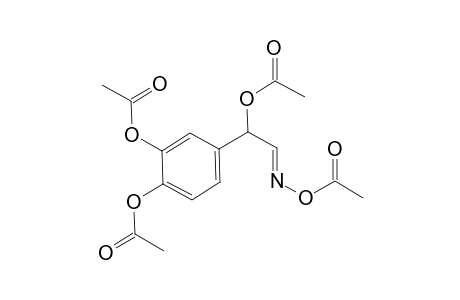 (E)-O-Acetyl-2-acetoxy-2-(3,4-diacetyloxyphenyl)ethanaloxime