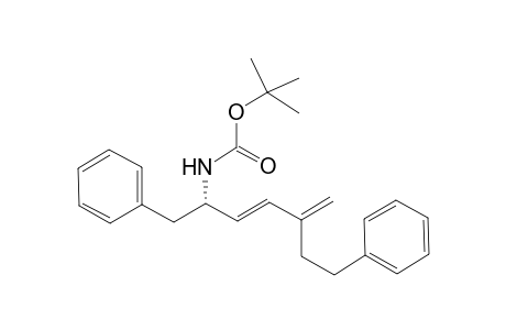 [(E)(S)-1-Benzyl-4-methylene-6-phenylhex-2-enyl]carbamic acid t-butyl ester