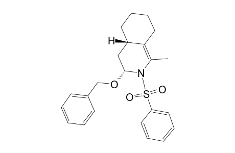 Isoquinoline, 2,3,4,4a,5,6,7,8-octahydro-1-methyl-3-(phenylmethoxy)-2-(phenylsulfonyl)-, trans-