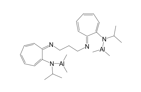 (7Z)-N-Dimethylalumanyl-7-[3-[(E)-[2-[dimethylalumanyl(isopropyl)amino]cyclohepta-2,4,6-trien-1-ylidene]amino]propylimino]-N-isopropyl-cyclohepta-1,3,5-trien-1-amine