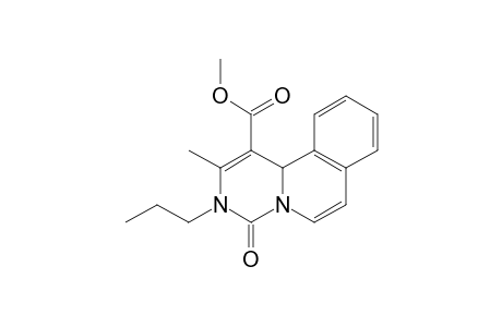Methyl 3-propyl-2-methyl-4-oxo-3,11b-dihydro-4H-pyrimido[6,1-a]isoquinoline-1-carboxylate