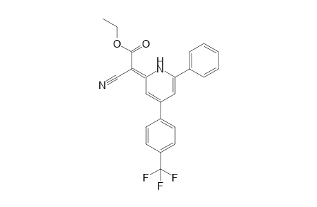 Ethyl (Z)-2-cyano-2-(6-phenyl-4-(4-(trifluoromethyl)phenyl)pyridin-2(1H)-ylidene)acetate