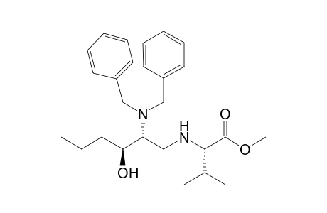 (2S)-2-[[(2R,3S)-2-(dibenzylamino)-3-hydroxy-hexyl]amino]-3-methyl-butyric acid methyl ester