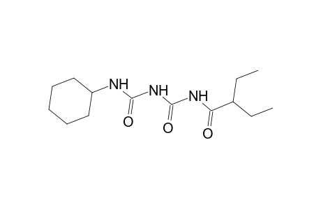 N-Cyclohexyl-N'-(2-ethylbutanoyl)dicarbonimidic diamide