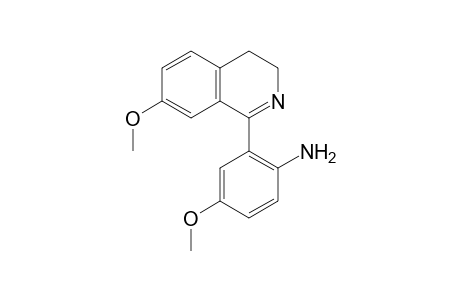 7-Methoxy-1-(5-methoxy-2-aminophenyl)-3,4-dihydroisoquinoline