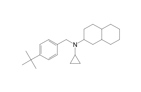2-Naphthalenamine, N-cyclopropyl-N-[[4-(1,1-dimethylethyl)phenyl]methyl]decahydro-