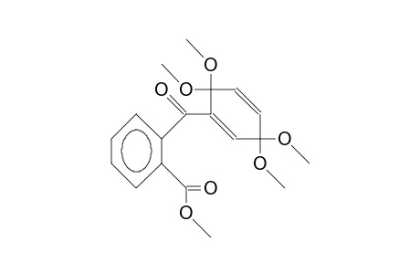 (2-Carbomethoxy-phenyl)-(3,3,6,6-tetramethoxy-cyclohexa-1,4-dienyl)-ketone