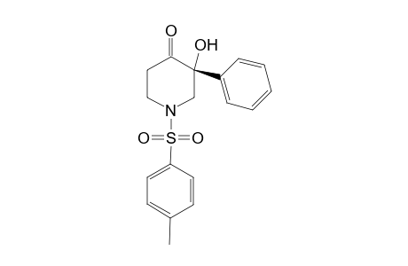 (R)-3-Hydroxy-3-phenyl-1-tosylpiperidin-4-one