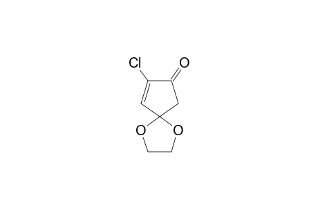 2-CHLORO-4,4-ETHYLENEDIOXY-CYClOPENT-2-EN-1-ONE