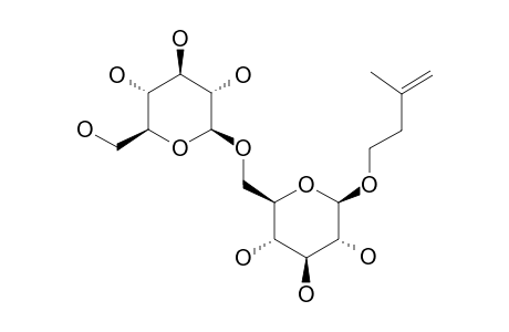 3-METHYLBUT-3-ENYL-6-O-BETA-D-GLUCOPYRANOSYL-BETA-D-GLUCOPYRANOSIDE