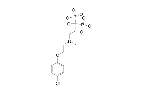 1-HYDROXY-3-[METHYL-(2-(4-CHLOROPHENOXY)-ETHYL)-AMINO]-PROPYLIDENE-1,1-BISPHOSPHONIC-ACID