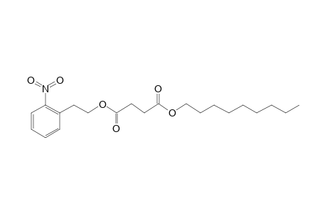 Succinic acid, 2-nitrophenethyl nonyl ester