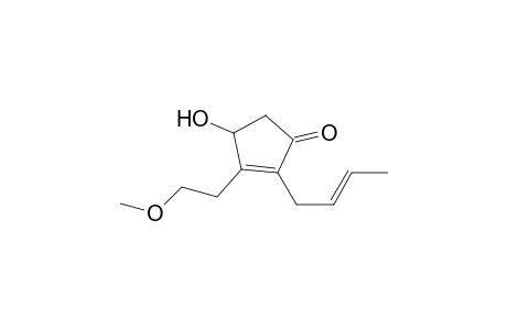 2-Cyclopenten-1-one, 2-(2-butenyl)-4-hydroxy-3-(2-methoxyethyl)-