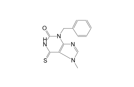 3-Benzyl-7-methyl-6-thioxo-1,3,6,7-tetrahydro-purin-2-one