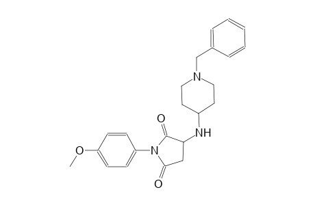 3-[(1-benzyl-4-piperidinyl)amino]-1-(4-methoxyphenyl)-2,5-pyrrolidinedione