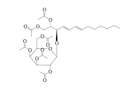 (2R,3S)-3-O-[BETA-D-(TETRA-O-ACETYL)GALACTOPYRANOSYL]-1,2-DIACETOXY-4E,6-TRIDECADIENE